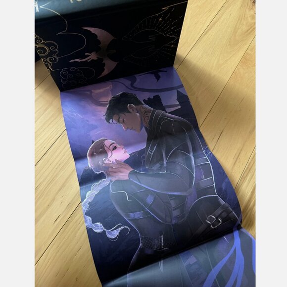 Fourth Wing French Edition Rebecca Yarros Hardcover Special Sprayed Hardcover - Picture 4 of 5